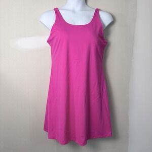 Zyia Active Hot Pink Match Point Dress 2XL XXL Skort Summer Vacation PLUS